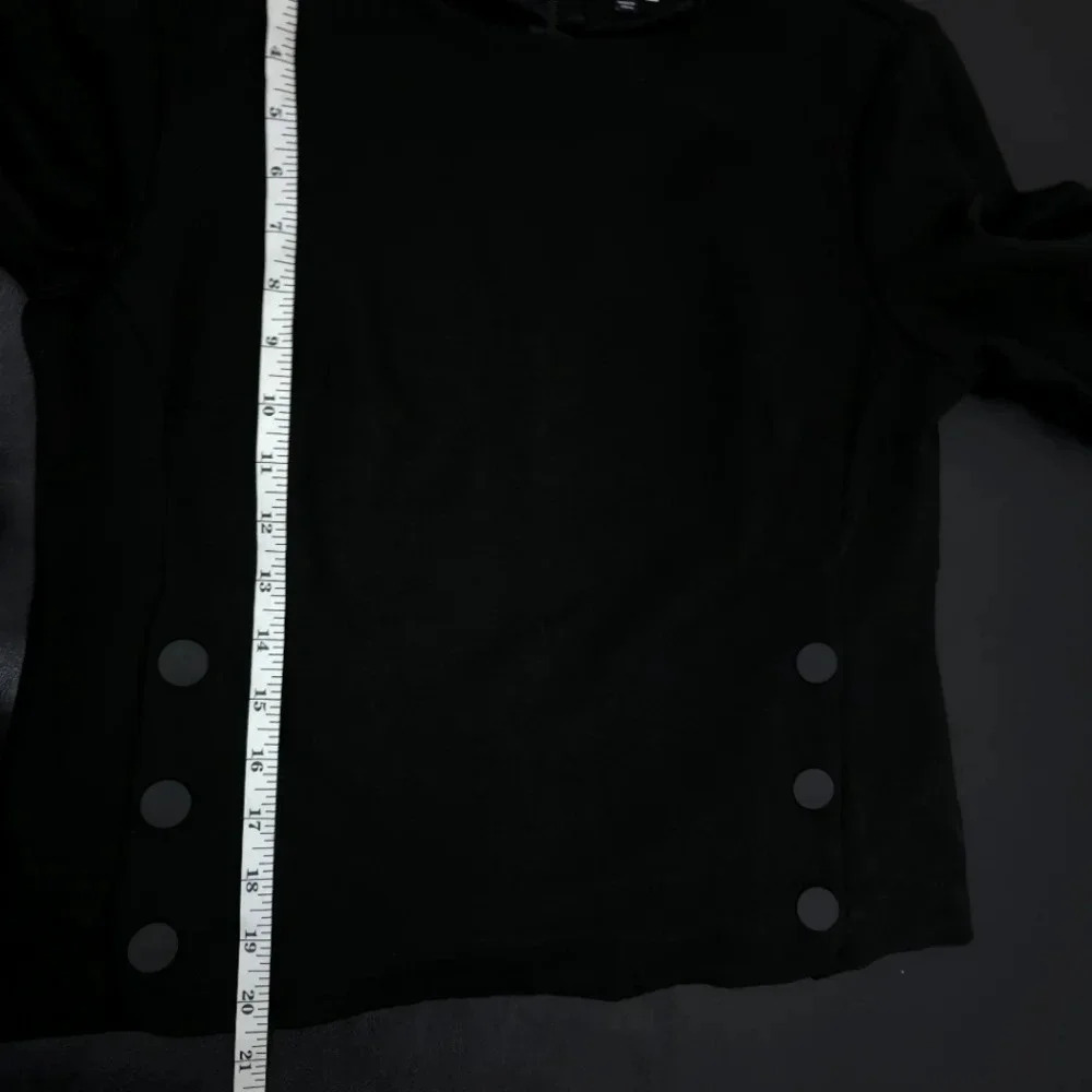 Cabi style 3232 Osaka utility top 3/4 sleeve blouse black - Picture 5 of 11